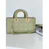 Dior Lady D-Joy Medium Bag In Ethereal Green Cannage Lambskin