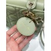Dior Small Lady Dior My ABCDior Bag in Ethereal Green Lambskin