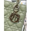 Dior Small Lady Dior My ABCDior Bag in Ethereal Green Lambskin
