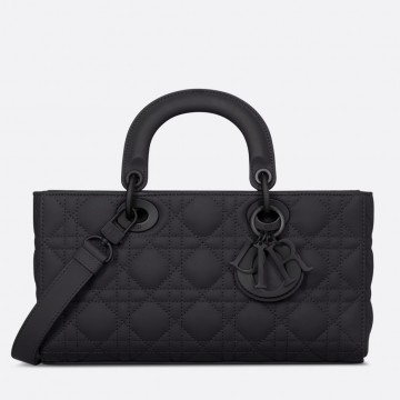 Dior Lady D-Joy Medium Bag in Black Ultramatte Calfskin Dior Lady D-Joy Medium Bag in Black Ultramatte Calfskin