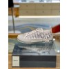 Dior Men's B23 Low-top Sneakers In White and Black Oblique Canvas