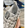 Dior Men's B23 Low-top Sneakers In White and Black Oblique Canvas