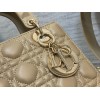 Dior Small Lady Dior My ABCDior Bag in Sand Lambskin
