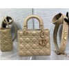 Dior Small Lady Dior My ABCDior Bag in Sand Lambskin