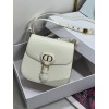Dior Bobby Frame Bag In White Box Calfskin