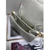 Dior Bobby Frame Bag In White Box Calfskin