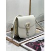 Dior Bobby Frame Bag In White Box Calfskin