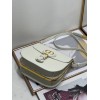 Dior Bobby Frame Bag In White Box Calfskin