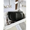 Dior CD Signature Chain Bag in Black Calfskin