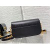Dior 30 Montaigne Avenue Bag In Black Box Calfskin