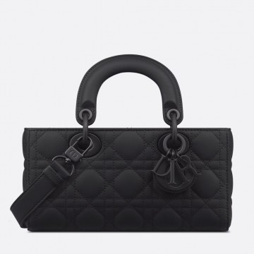 Dior Lady D-Joy Small Bag in Black Ultramatte Calfskin Dior Lady D-Joy Small Bag in Black Ultramatte Calfskin