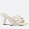 Dior Dio(r)evolution Heeled Slides In White Calfskin