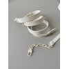 Dior Lady D-Joy Medium Bag In White Calfskin with Diamond Motif