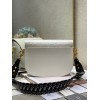 Dior Bobby Large Bag In White Box Calfskin