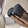 Dior Miss J'Adior Ballerina Flats In Black Mesh