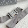 Dior Lingot Messenger Bag In Gray CD Diamond Canvas