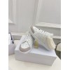 Dior Star Low-top Sneakers in White Calfskin and Shearling