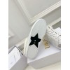 Dior Star Low-top Sneakers in White Calfskin and Shearling