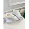 Dior Star Low-top Sneakers in White Calfskin and Shearling