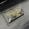 Dior Lady D-Joy Medium Bag In Black Patent Cannage Calfskin