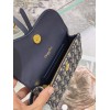 Dior Saddle Belt Bag In Blue Dior Oblique Jacquard