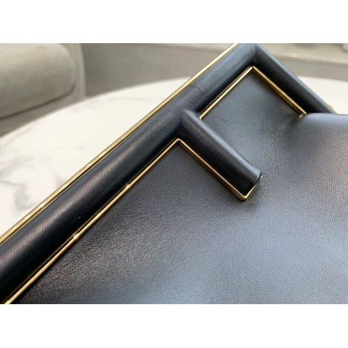 Fendi First Medium Bag In Black Nappa Leather Fendi First Medium Bag In Black Nappa Leather