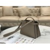 Fendi Peekaboo ISeeU Small Bag In Grey Calfskin