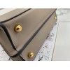 Fendi Peekaboo ISeeU Small Bag In Grey Calfskin