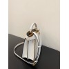 Fendi Peekaboo ISeeU Medium Bag In White Calfskin
