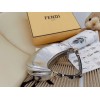 Fendi Fendigraphy Small Hobo Bag In Silver Metallic Leather