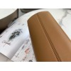 Fendi First Small Bag In Brown Nappa Leather