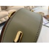 Fendi Moonlight Saddle Bag In Green Calfskin