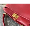 Fendi Peekaboo Mini Bag In Red Nappa Leather
