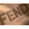 Fendi Sunshine Medium Tote Bag In Brown Flannel