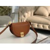 Fendi Moonlight Saddle Bag In Brown Calfskin