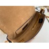 Fendi Moonlight Saddle Bag In Brown Calfskin