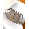 Fendi C’mon Medium Bag in Grey Calfskin