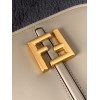 Fendi C’mon Medium Bag in Grey Calfskin