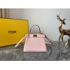 Fendi Peekaboo ISeeU Petite Bag In Pink Nappa Leather