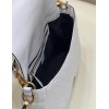 Fendi Large Baguette Bag In White FF Nappa Leather