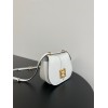 Fendi C’mon Small Bag in White Calfskin