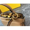 Fendi Peekaboo ISeeU Petite Bag In Beige Nappa Leather
