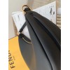 Fendi Fendigraphy Small Hobo Bag In Black Leather
