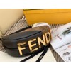 Fendi Fendigraphy Small Hobo Bag In Inlaying Leather