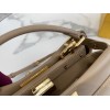 Fendi Peekaboo Mini Bag In Dove Grey Nappa Leather