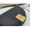 Fendi Moonlight Saddle Bag In Black Calfskin