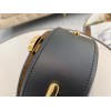 Fendi Moonlight Saddle Bag In Black Calfskin
