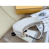 Fendi Fendigraphy Small Hobo Bag In White Leather
