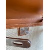 Hermes Kelly Depeches 25 Pouch in Ecru Toile