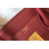 Hermes Birkin 35 Bag in Ruby Clemence Leather with GHW